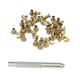 Single Cap Tubular Rivets (Pack of 100) with 3-Part Fixing Hand Tool